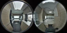 360° Innenansicht Adria Altea 60Y 502 UL 60Y Jahre Sondermodell Silber-Optik