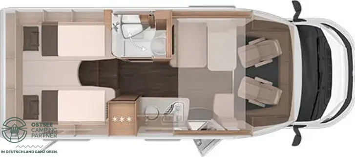 Grundriss Tag Knaus L!VE WAVE 650 MEG Black Selection 2026