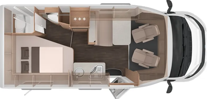 Grundriss Tag Knaus L!VE TI PLATINUM SELECTION 590 MF Care Drive ACC