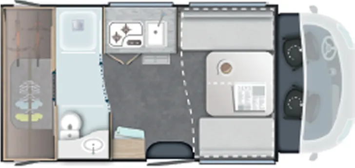Fahrzeugbild Challenger Teilintegriert Graphite Edition 250 Arctic 2026 #2