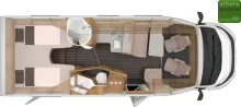 Grundriss Tag Knaus Sky Ti 700 MEG Platinum Selection 180PS LED ACC