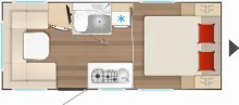 Grundriss Tag Bürstner B66 485 TS 1800KG|DUSCHE|KOMFORT-AUSSTATTUNG