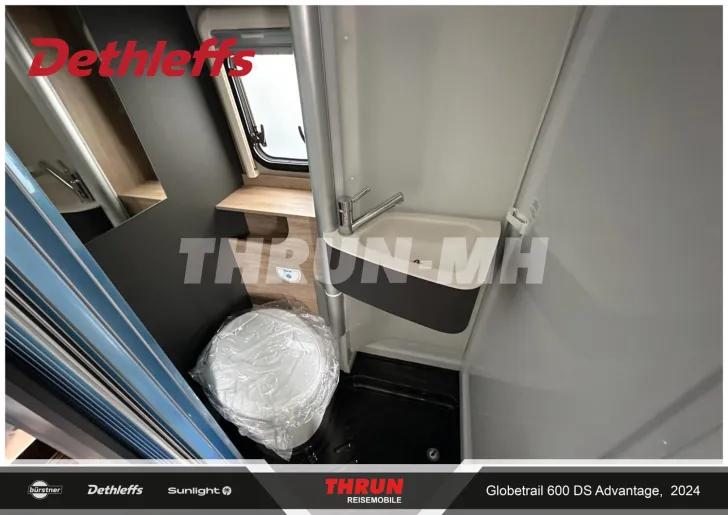 Fahrzeugbild Dethleffs Globetrail Advantage 600 DS Fiat Schlafdach Kos #12