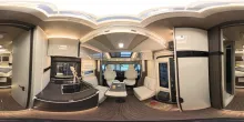 360° Innenansicht Forster A 699 VB, MJ25, SAT, TV, LITHUM, SOLAR,...