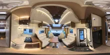 360° Innenansicht Mobilvetta KROSSER 90 - SAT, TV, LITHIUM, SOLAR, MATIC