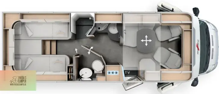 Grundriss Tag Malibu T MB 470 RB LE K comf. Osteraktion 4000 Rabatt