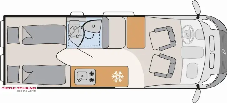 Grundriss Tag Dethleffs Globetrail Active 640 ES Fiat Modell 26