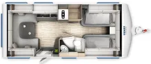 Grundriss Tag Fendt Apero 515 SG Messefahrzeug CMT 2026 -10 %
