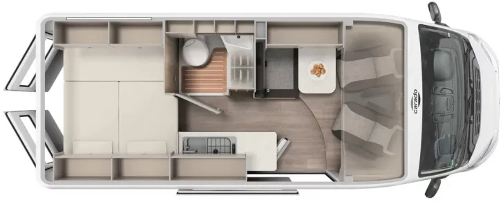 Fahrzeugbild Carado CV600 pro+ *Aufstelldach*Schwenkbad* #3