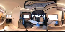 360° Innenansicht Hymer Grand Canyon S CrossOver 600 Schlafdach, Solar