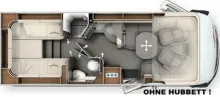 Grundriss Tag Carthago chic c-line I 4.9 LE POLAR ohne Hubbett Lithium