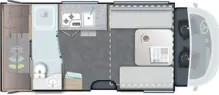 Grundriss Tag Challenger Teilintegriert Graphite Edition 260 Arctic