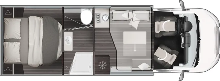 Fahrzeugbild Roller Team Zefiro 266 TL 400W Solar 2xLithium 4100 kg 2026 #2