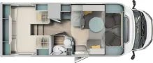 Grundriss Tag Laika Kosmo L 319 Sie sparen EUR 15.000