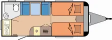 Grundriss Tag Hobby Excellent 460 SL