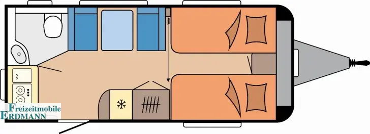 Grundriss Tag Hobby Excellent 460 SL