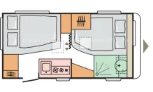 Grundriss Nacht Adria Altea 432 PX