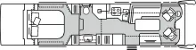 Grundriss Tag Morelo Palace Liner S-Way 110 GSB Iveco S-Way 190 S40