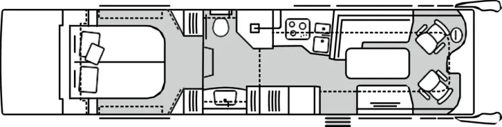 Grundriss Tag Morelo Palace Liner S-Way 110 GSB Iveco S-Way 190 S40