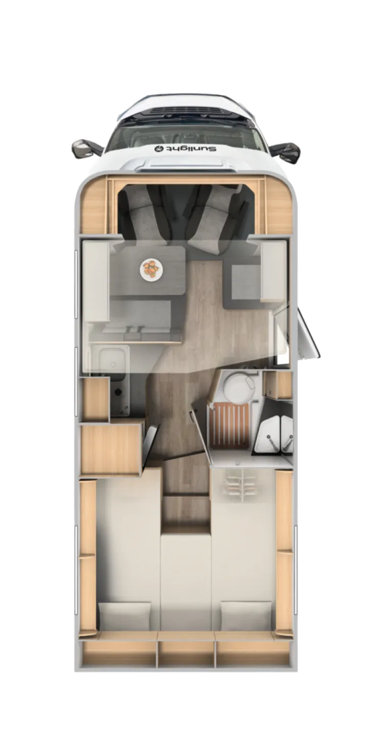 Grundriss Tag Sunlight T SUB TS67 Modelljahr 2026 Basic Paket