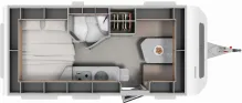 Fahrzeugbild Hymer Eriba Eriba Feeling 425 1600kg|Schlafdach|TrumaCombiHz #2