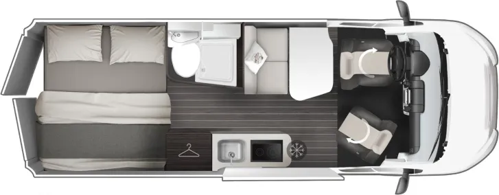 Grundriss Tag Roller Team Livingstone GO 2 ACC ExtraSafety 200W Solar 2026