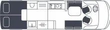 Grundriss Tag Niesmann + Bischoff Flair 880 GÜMA Springdeal bis 31.05.2026