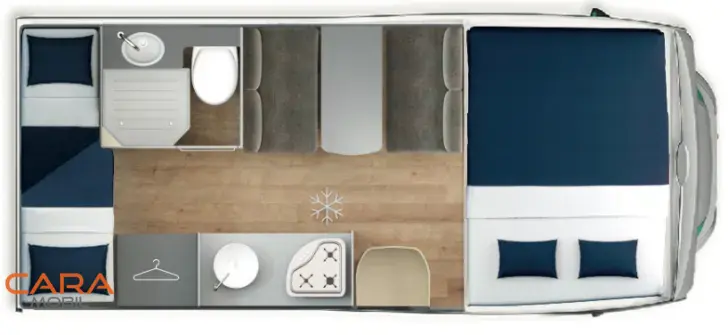 Grundriss Tag GIOTTILINE Siena 430 Sofort verfügbar