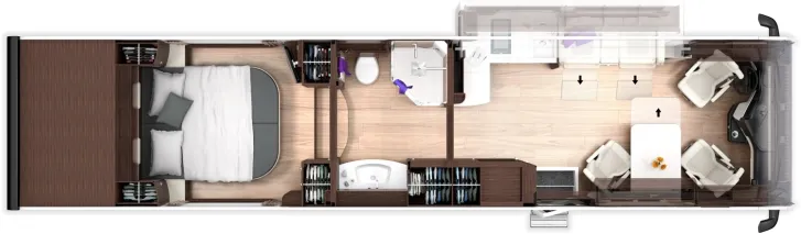 Grundriss Tag Morelo Grand Empire 120 GSO Slide Out
