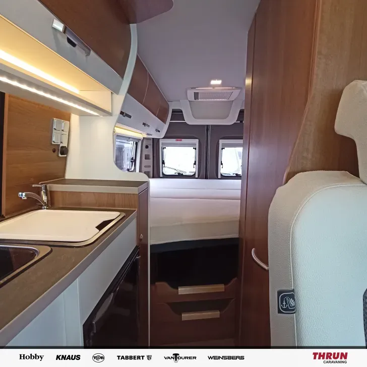 Sicht vorne-hinten VanTourer 600 L Zustand sehr gut