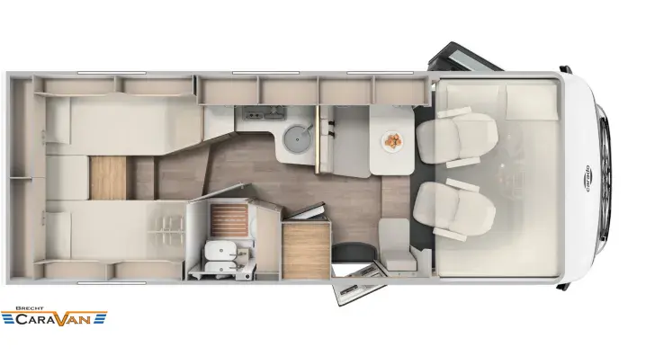 Grundriss Tag Carado I 338 pro+ Automatik/Combi 6E