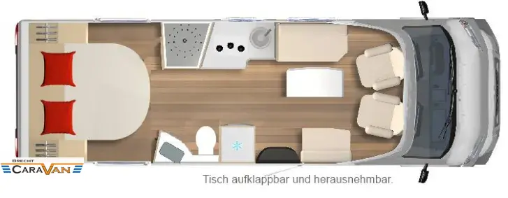 Grundriss Tag Bürstner Lyseo TD 736 Rolli barrierefrei