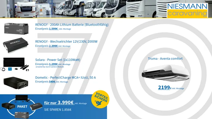 Fahrzeugbild Carthago C1-tourer T 143 KB-LE comfort 4.2t Autark Lithium & Solar #26