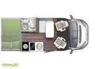 Fahrzeugbild Forster T 599 HB Coupé (Slim) mit Hubbett #17