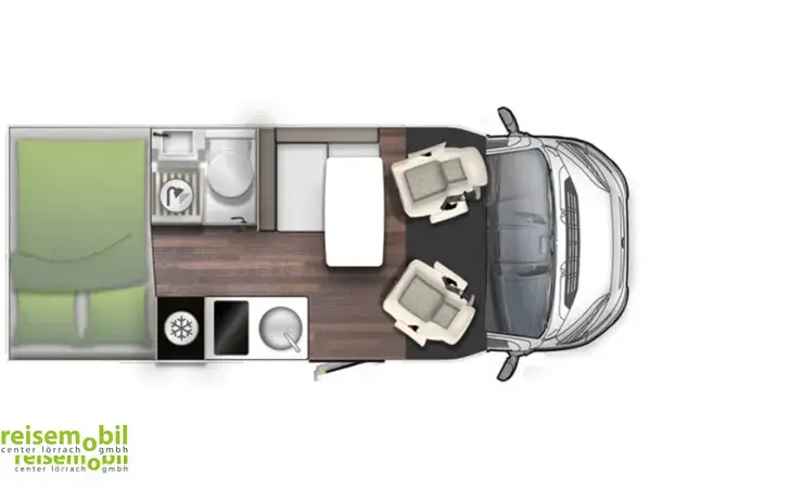 Fahrzeugbild Forster T 599 HB Coupé (Slim) mit Hubbett #17