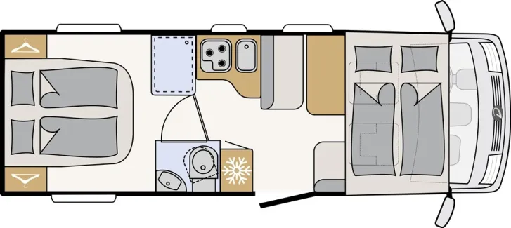 Fahrzeugbild Dethleffs Trend I 7057 #5