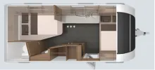Grundriss Nacht Knaus Sport 500 UF ATC Dachklima 3-Pakete