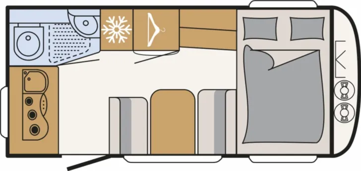 Grundriss Tag Dethleffs c-joy Active 420 QSH