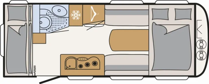 Grundriss Tag Dethleffs c-joy Active 480 QLK