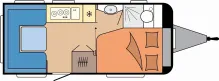 Grundriss Tag Hobby De Luxe 460 UFe IC-Line 2026
