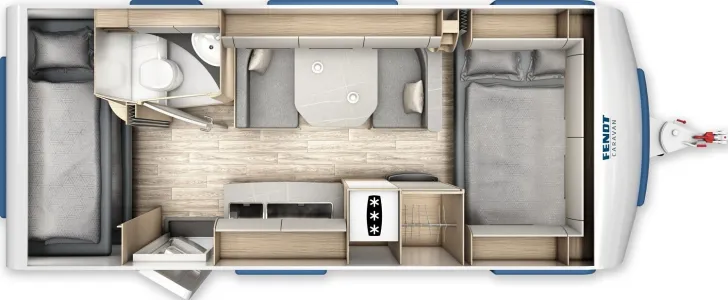 Grundriss Tag Fendt Bianco Selection 515 SKM Burmeister Edition