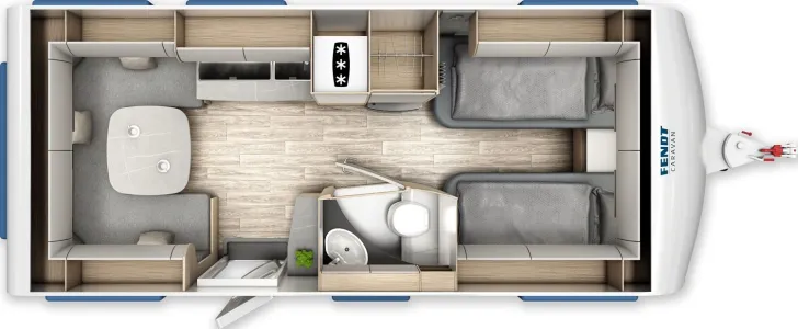 Grundriss Tag Fendt Bianco Selection 515 SG Burmeister Edition