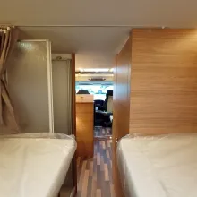 Sicht hinten-vorne Weinsberg CaraCore 700 MEG Zustand sehr gut