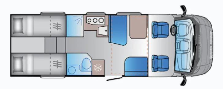 Grundriss Tag Sun Living S 75 SL LITE - Verfügbar auf Anfrage