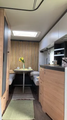 Sicht vorne-hinten Knaus Yaseo 500 DK