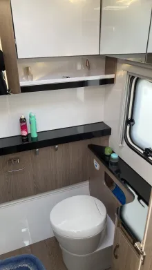 Toilette Hobby Prestige 560 WFU Heckbad