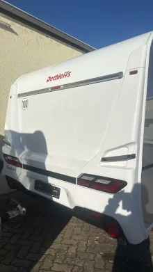 Frontal Hinten Dethleffs Beduin Scandinavia 650 RE Backofen