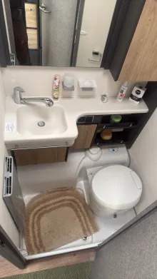 Toilette Dethleffs Beduin Scandinavia 650 RE Backofen