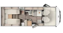 Grundriss Tag Carado I 447 Pro+ 8G/Combi 6E/el.Bremse uvm.
