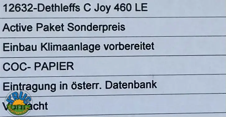 Fahrzeugbild Dethleffs c' joy 460 LE Active Lieferung Mai 2026 #3